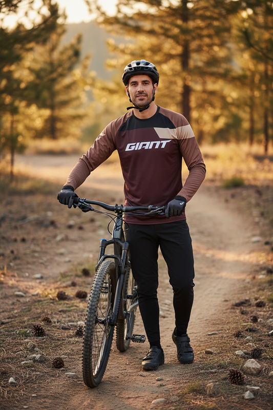 Off-road Endurance Downhill Jersey MTB Bicycle Shirt BMX Mountain Bike Sweatshirt Breathable Quick-Drying Shirt