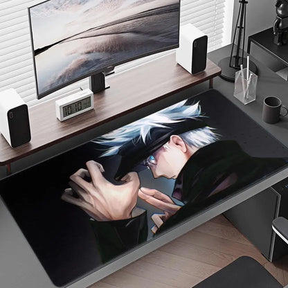 Satoru Gojo Anime Boy Mousepad Anime Mouse Pad Gamer XL Computer HD Home Mousepad XXL Mouse Mat Non-Slip