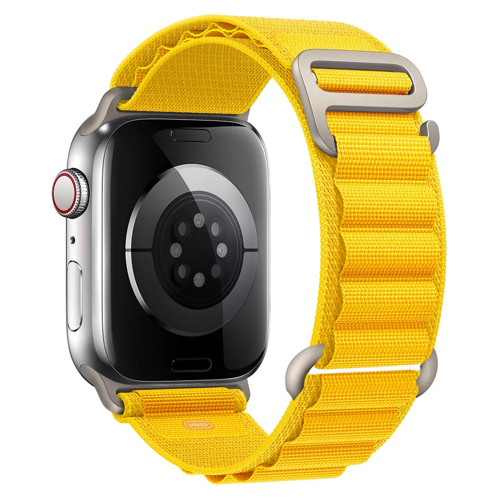 Alpine Loop For apple watch Ultra 2 band 49mm 45mm 44mm 40mm 41mm 38mm 42mm Nylon bracelet iwatch series 9 5 4 3 6 7 8 se strap