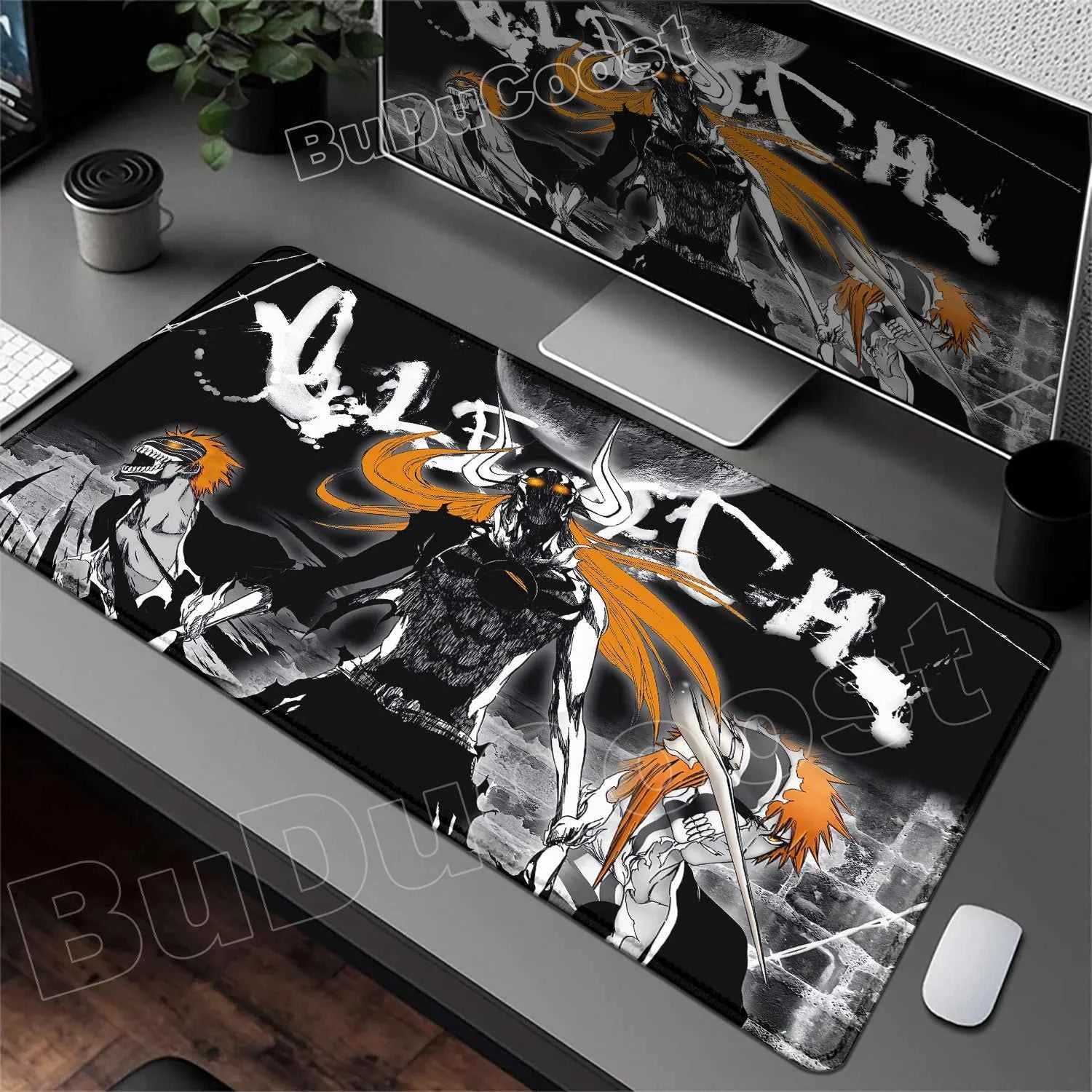 Super Cool Anime BLEACH Large Mouse Pad Laptop Gaming Cabinet Pc Keyboard Computer Desk Mat 900x400mm Gamer Accessories Mousepad