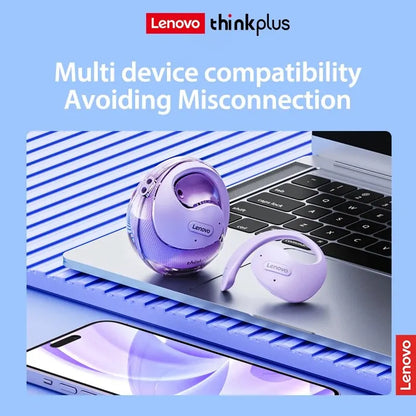 Lenovo X15pro OWS Auriculares Bluetooth 5.4 Auriculares inalámbricos deportivos impermeables con cordón