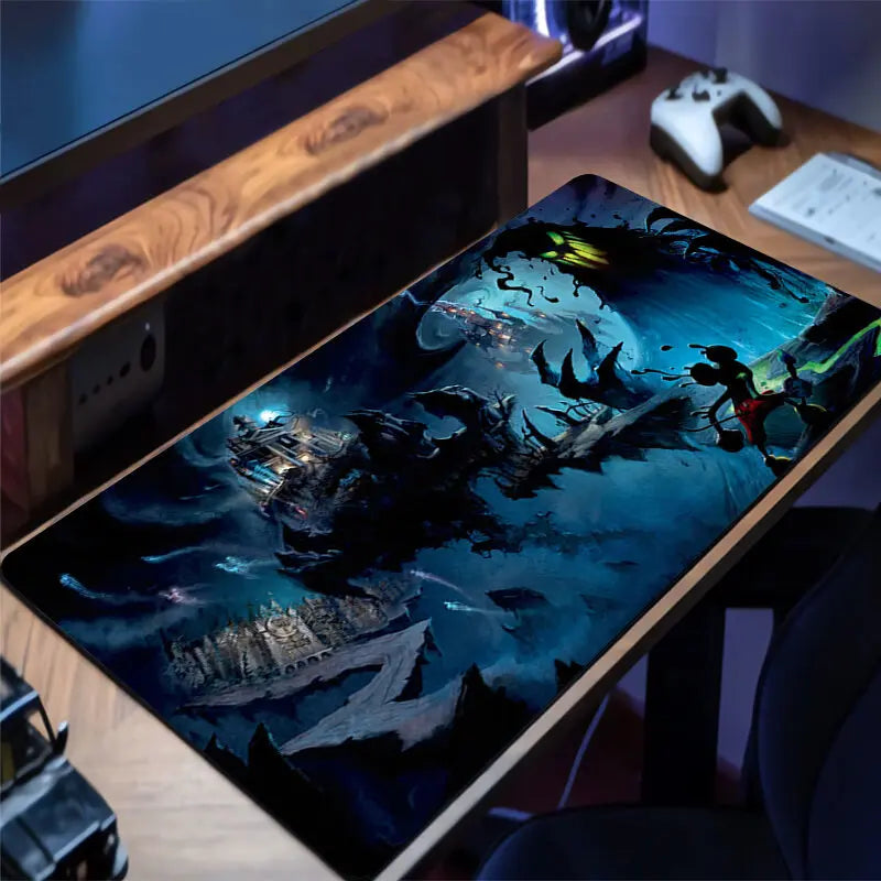 Mouse Pad Mickey and Minnie Large XXL Gamer Keyboard Desk Mouse Mat Carpet Laptop Rubber Tapis Souris Gaming Notbook PC Mousepad