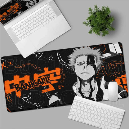 Anime Bleach Mousepad Large Keyboard Table Pad Japan Manga Laptop Office Rubber Soft Deskmat Pc Gamer HD Print Non-Slip Mice Mat
