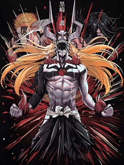 BLEACH DIY Diamond Painting Kurosaki Ichigo Zaraki Kenpachi Poster Hand Diamond Embroidery Home Room Decor Kids DIY