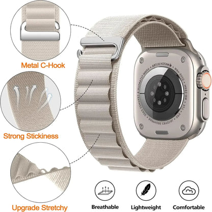 Alpine Loop Nylon Strap For Samsung Galaxy Watch 7 Ultra 47mm Band Sport Bracelet  Watchband For Samsung Galaxy Ultra 7 Bracelet