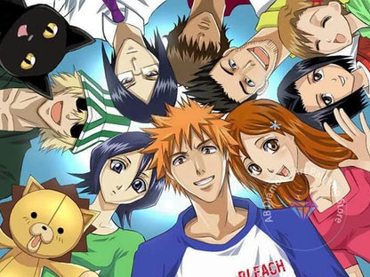 B-Bleach Anime Diamond Painting Kit 5D DIY Diamond Embroidery Handmade Art Children's Exquisite Gift Crafts Home Decoration