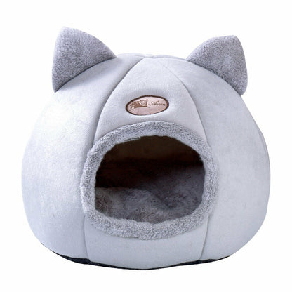 Yellow Pandora cozy pet house bed – Plush, Washable