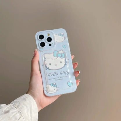 Cute Cartoon Role Phone Case for IPhone 11 12 13 14 15 Pro Max X XR XS 7 8 Plus Soft Tpu Wallet Cover Card Holder