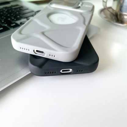 ChicShield Magnetic Case for iPhone 17Air 11 12 13 14 15 16 17 Pro Max Plus - Lens Protection Stand with Magsafe Silicone Cover