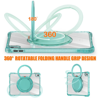 Handheld Case for iPad 10th Generation 10.9 Kids Cover iPad 2022 A2696 A2757/A2777 Swivel Stand Shockproof Protective Funda Capa