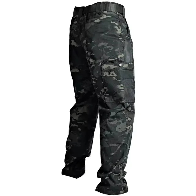 Wear Resistant Work Pant Man Multi-pocket Straight Cargo Trousers Outdoor Jogging Tactical Pants Spring Autumn Casual Trousers