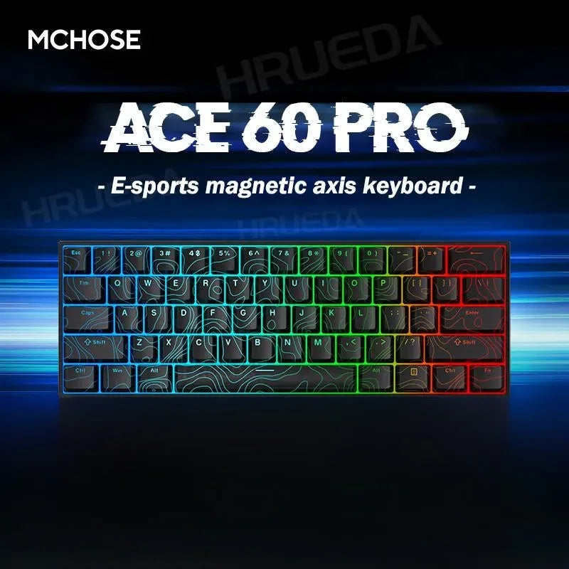 Vgn&Machose Ace 60 Pro Series Electronic Sports Mechanical Keyboard Magnetic Axis Fps Pc Game Customization Rt Accuracy 0.005mm