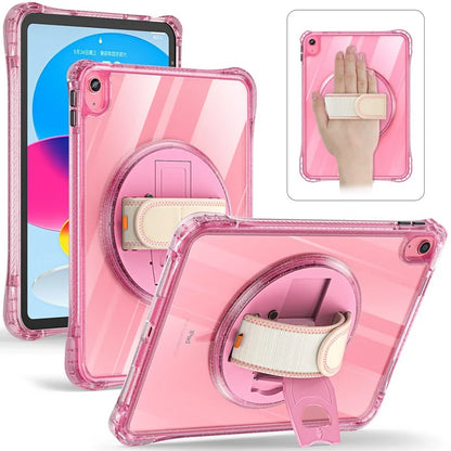 Handheld Case for iPad 10th Generation 10.9 Kids Cover iPad 2022 A2696 A2757/A2777 Swivel Stand Shockproof Protective Funda Capa