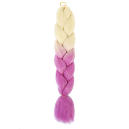 AZQUEEN 24 Inch Jumbo Braids Extensions Synthetic Braiding Hair Afro Ombre Color kanekalon Hair for Children Braid