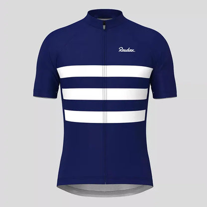 Spandex Cycling Clothing Raudax High Elasticity Short Sleeve Ropa Ciclismo Summer Men Top Jersey Bike Shirts Uniform Cycling Kit