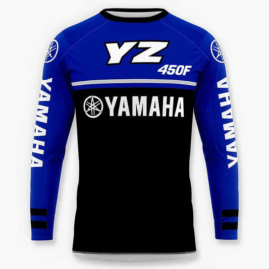 Yamaha New MXGP Super Motocross Racing Jersey Men And Women Oversized Breathable And Quick Drying Motorcycle Riding T-Shirt