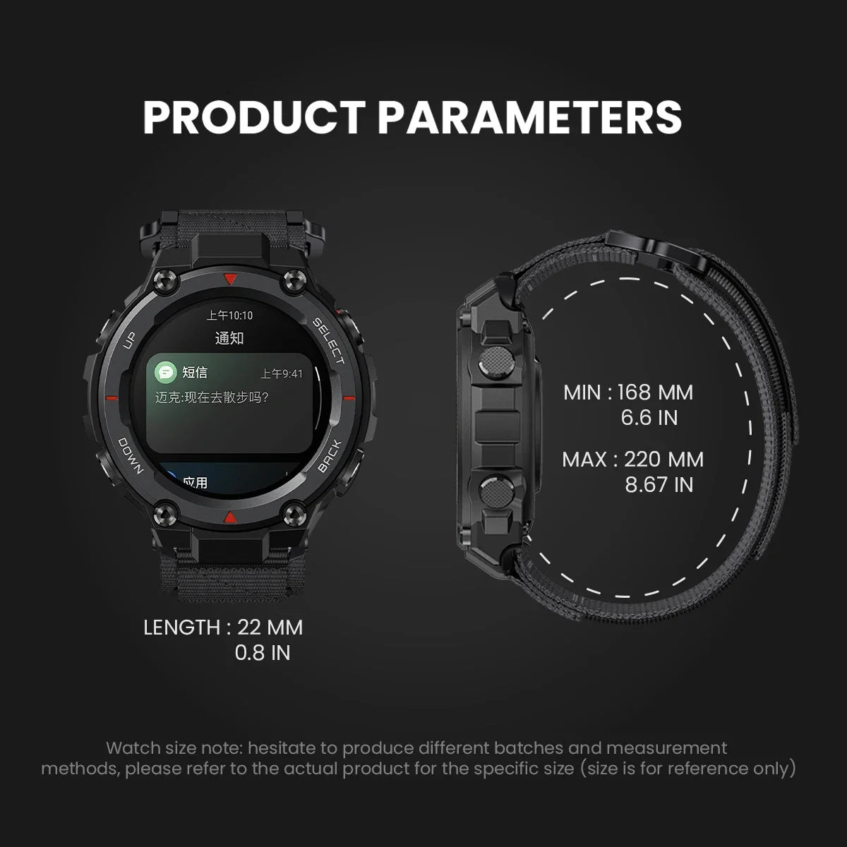 Nylon Strap For Amazfit T-rex  2 3 Ultra Watch Band For Huami Amazfit Trex Pro T Rex  Sport Belt Smartwatch Bracelet Accessories