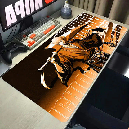Hot Anime Bleach Mouse Pad Large Mousepad Manga Panel Laptop Office Shounen Rubber Soft Table Pc Gaming HD Printing Non-Slip Mat