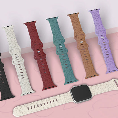 Strap For Apple Watch Band 45mm 44mm 42mm 41mm 40mm 49mm 40 mm Engraved correa bracelet iwatch series ultra 2 9 7 se 3 6 8 5 4