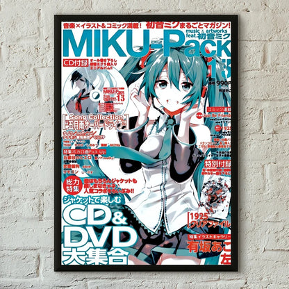 1PC Virtual Idol H-Hatsunes MikU Poster Poster Paper Print Home Living Room Bedroom Entrance Bar Cafe Art Painting Decoration