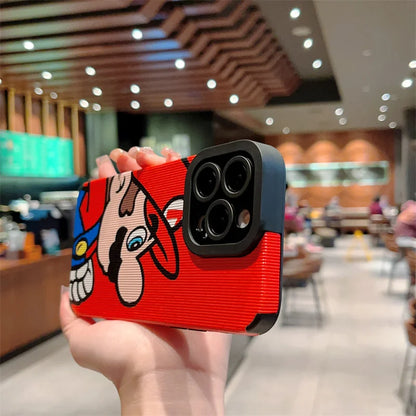 Super Marioo Phone Cases For iPhone 14 15 pro max 11 12 13pro 14plus Camera Protection Soft Back Cover Funda