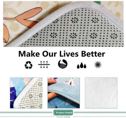 Pokemon Anime Card Pattern Large Area Rug 3D Carpet for Home Living Room Children's Bedroom Sofa Non-slip Kids Doormat Decor M