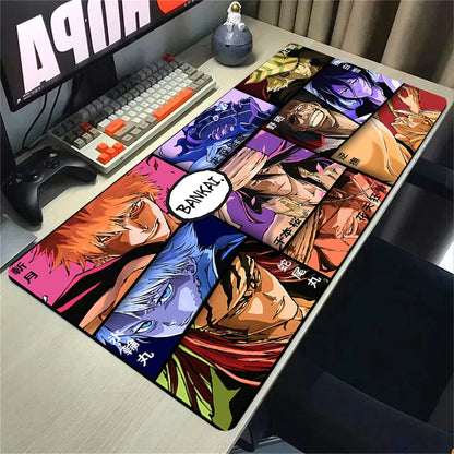 Hot Anime Bleach Mouse Pad Large Mousepad Manga Panel Laptop Office Shounen Rubber Soft Table Pc Gaming HD Printing Non-Slip Mat