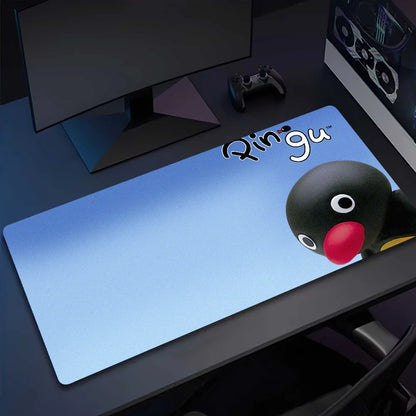 Mousepads Penguin Pingu Mat Non-slip Lockedge Office Student Gaming Thickened Large Writing Pad Cushion Mouse Pad