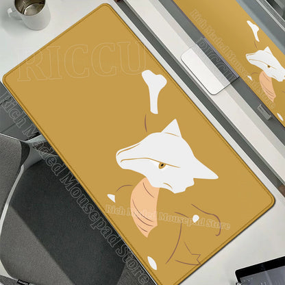 Kawaii Cubone Large Mouse Pad Gamer XXL Pc Keyboard Mouse Mat Tapis Souris Gaming HD P-Pokemons Rubber Mousepad Desk Accessories