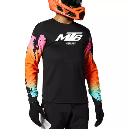 Ggrrans mtb Jerseys  Mountain Bike MTB Shirts Offroad Long sleeve Motorcycle Motocross Sportwear Racing Bike Cycling Clothing