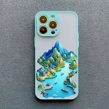 Printing Landscape Phone case For iPhone 15 14 7 8 Plus XS X XR 14 13