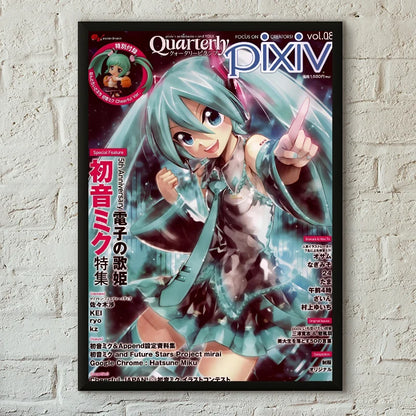 1PC Virtual Idol H-Hatsunes MikU Poster Poster Paper Print Home Living Room Bedroom Entrance Bar Cafe Art Painting Decoration