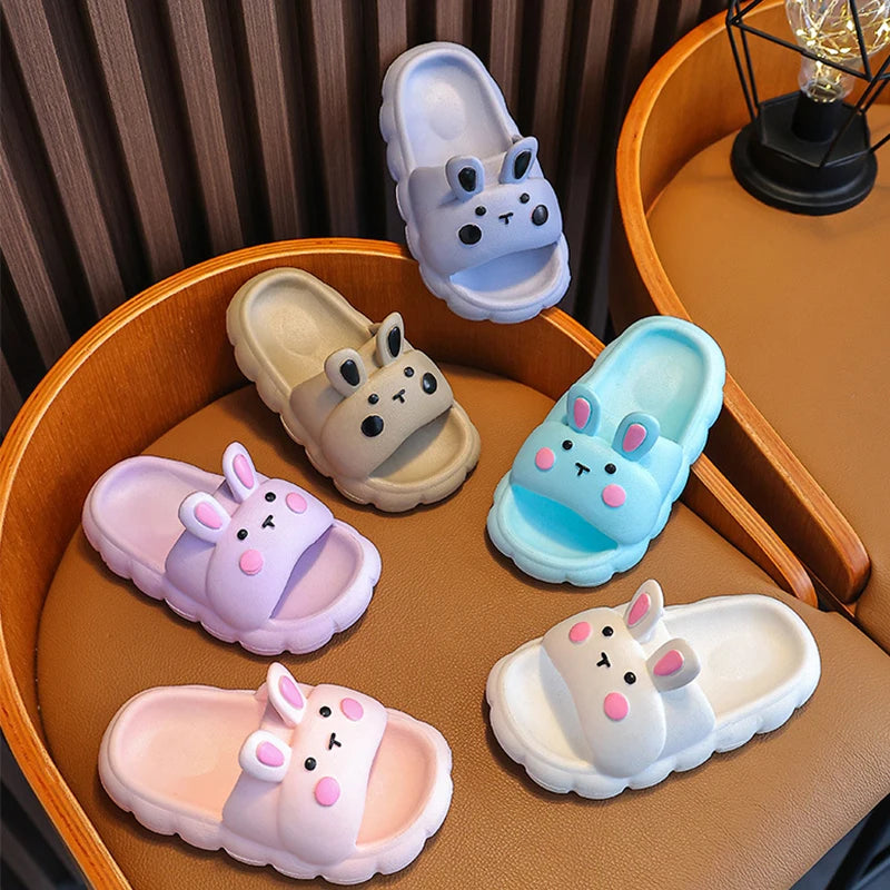 Sandals Children's Slippers Boys Girls Cartoon Non-slip Soft Soles for Small Children Indoor Bathroom Shoes