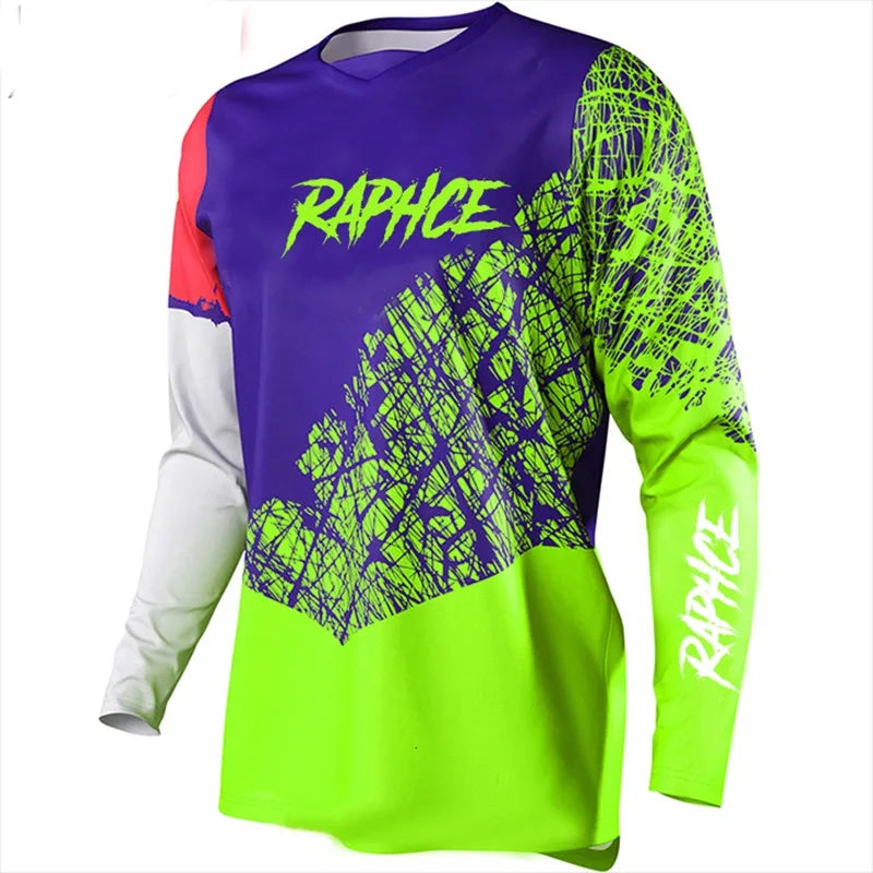 Mountain Bike Off Road Motorcycle Riding Suit Speed Dry Long Sleeve