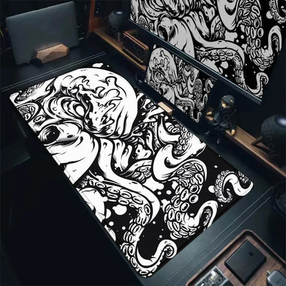 Octopus Monster Mouse Pad Large Size Gamer Keyboard Desk Mats Computer Table Gaming Mat XXL Extended Mausepad Office Accessories