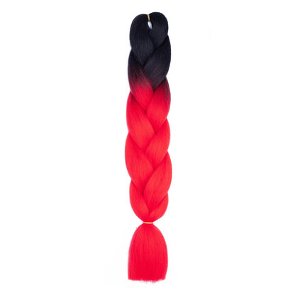 AZQUEEN 24 Inch Jumbo Braids Extensions Synthetic Braiding Hair Afro Ombre Color kanekalon Hair for Children Braid