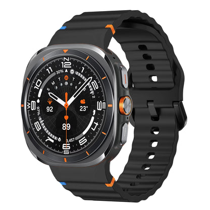 Original Strap for Samsung Galaxy Watch ultra strap 47mm Silicone Bracelet Galaxy Watch 5 pro/4/6 Classic/7 44mm 40mm 43 46 band
