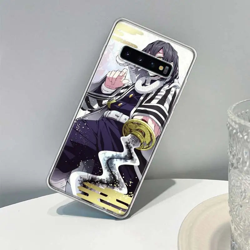 😈Demon😈funda de teléfono Slayer para Samsung Galaxy S20 FE S21 + S22 S23 S24 Ultra S10 Plus S10E S9 S8 Coque Capa Fund