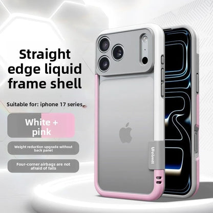 Vibrant Silicone Edge Bumper Case for iPhone 17 Pro Max Air 16 15 14 Plus 13 12 5G - Lens Protection Shockproof Cover