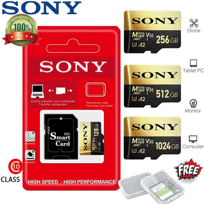 SONY Memory Card 1TB High Speed Micro SD Card master copy version 512GB 256GB 128GB SD Card A1 Card For Nintendo Switch Ps4 Ps5Mini Memo