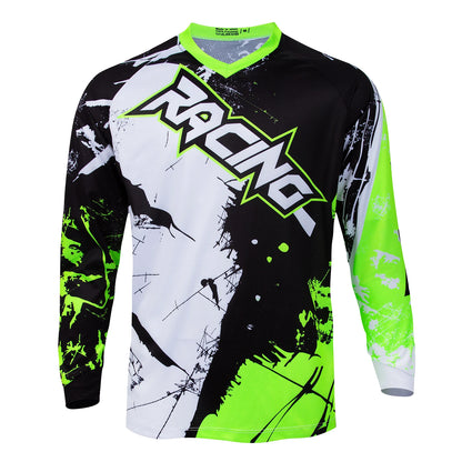 Pro Long Sleeve Motocross Shirt Mountain Bike Downhill Jersey Cross Country Bike Racing Shirt Quick Dry Mountain Bike T-Shirt