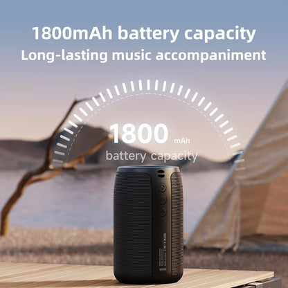 ZEALOT S32 Mini Portable Bluetooth Speaker HIFI Subwoofer Wireless Speaker with fm Radio Column Support TF, TWS, USB