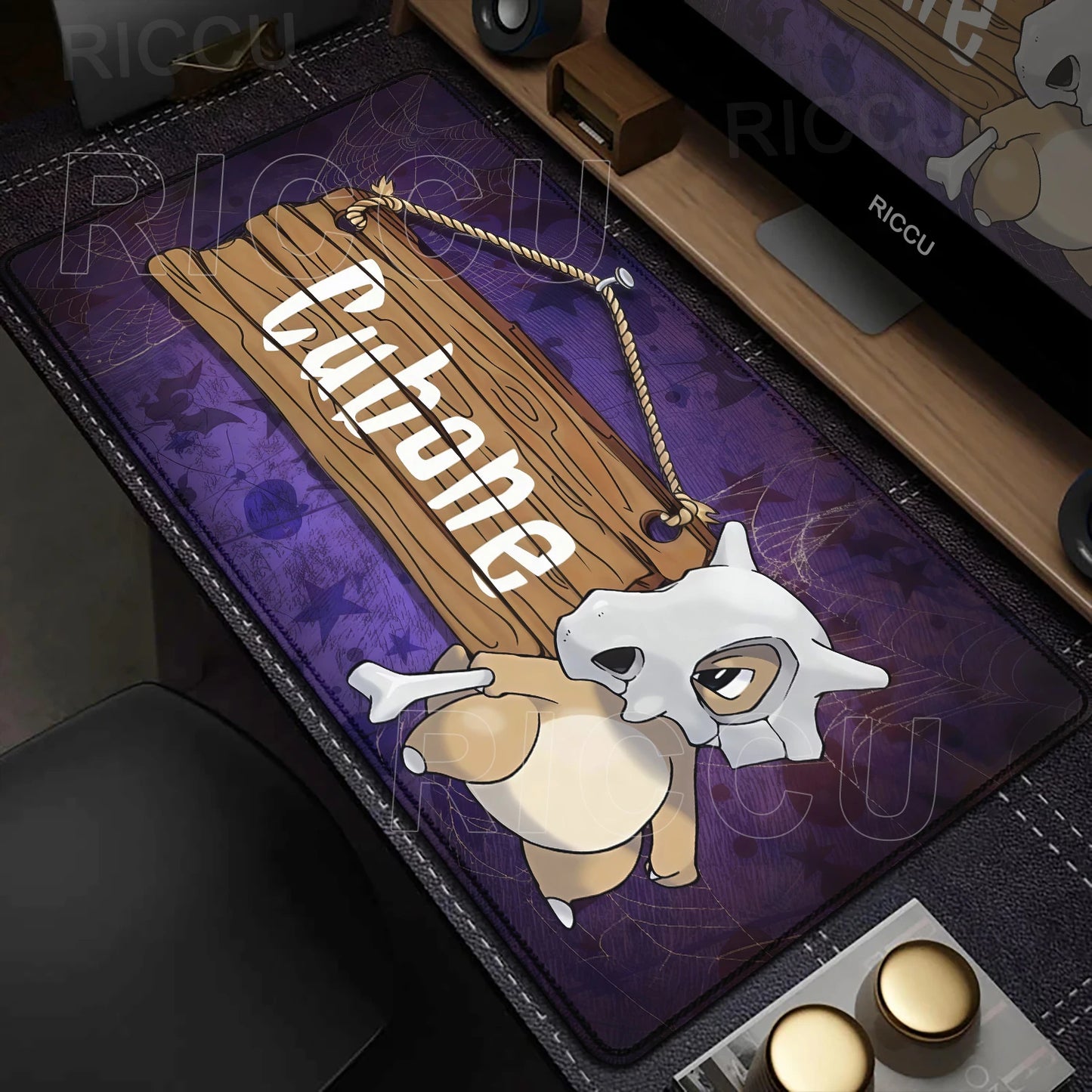 Kawaii Cubone Large Mouse Pad Gamer XXL Pc Keyboard Mouse Mat Tapis Souris Gaming HD P-Pokemons Rubber Mousepad Desk Accessories