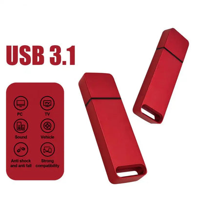 Xiaomi Pendrive USB 2TB 1TB USB Stick 512GB 256GB 128GB USB Flash Drive Metal USB Memoria Cheap things with free shipping