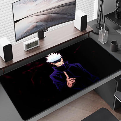 Satoru Gojo Anime Boy Mousepad Anime Mouse Pad Gamer XL Computer HD Home Mousepad XXL Mouse Mat Non-Slip
