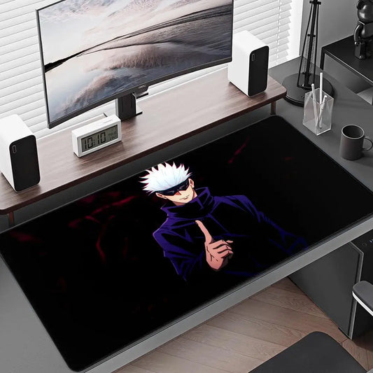 Satoru Gojo Anime Boy Mousepad Anime Mouse Pad Gamer XL Computer HD Home Mousepad XXL Mouse Mat Non-Slip