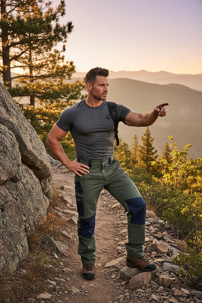Wear Resistant Work Pant Man Multi-pocket Straight Cargo Trousers Outdoor Jogging Tactical Pants Spring Autumn Casual Trousers