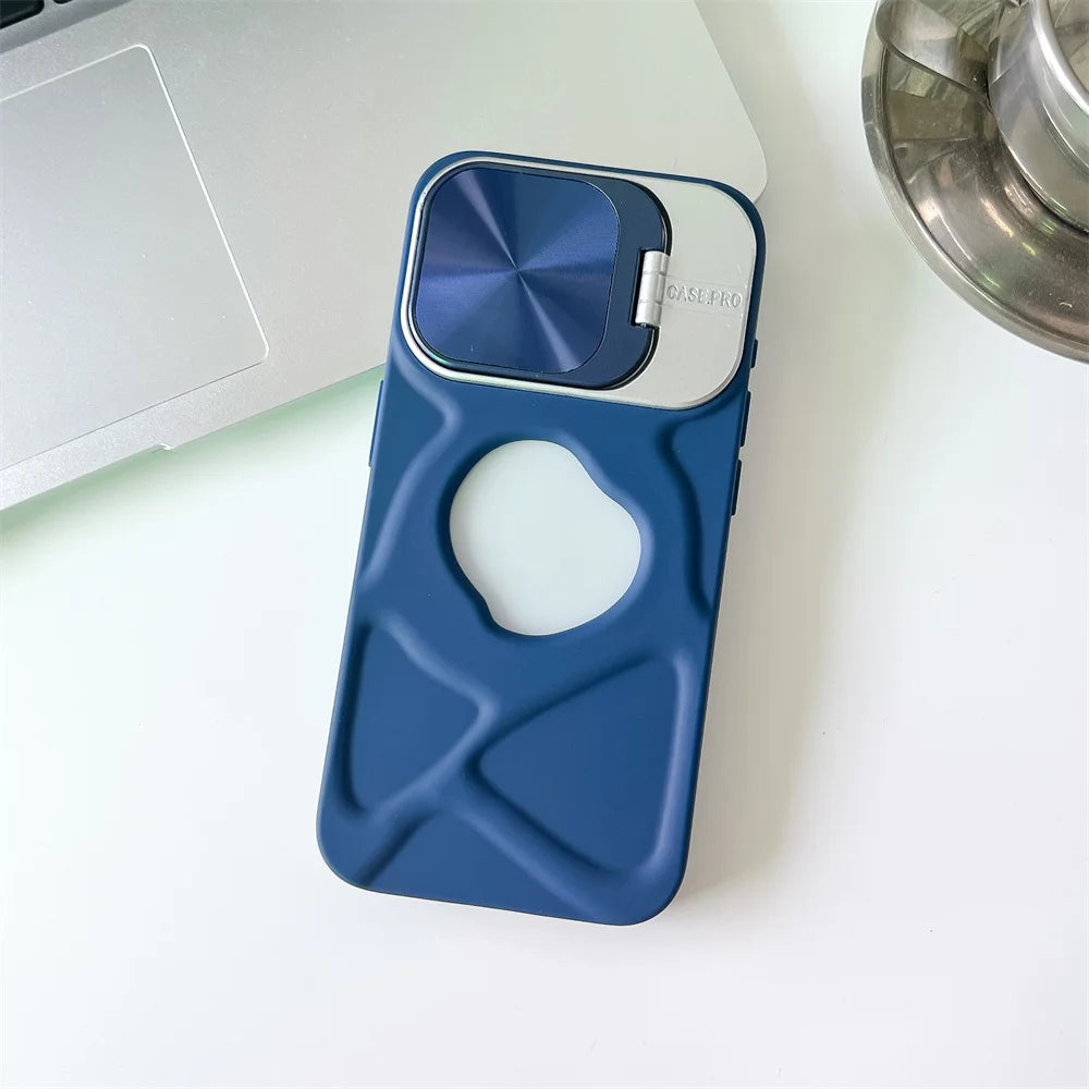 ChicShield Magnetic Case for iPhone 17Air 11 12 13 14 15 16 17 Pro Max Plus - Lens Protection Stand with Magsafe Silicone Cover