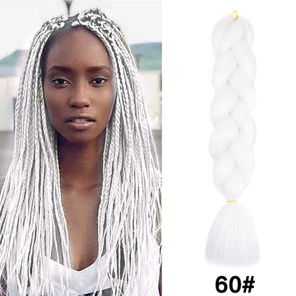 Jumbo Braiding Hair Synthetic Crochet Braids Hair Knotless Braids For Box Braids Senegales Tribal Braids Yaki Hair Extensions
