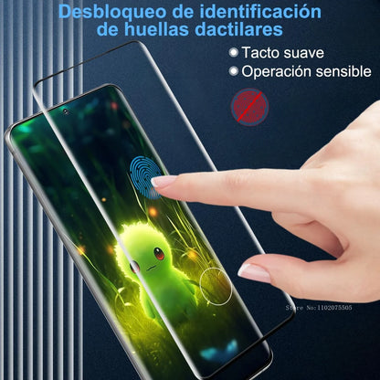 5Pcs Curved Screen Protector For Samsung Galaxy S21 S22 S23 S24 S20 Ultra 5G Tempered Glass For Samsung Note 10 20 S10 S9 Plus